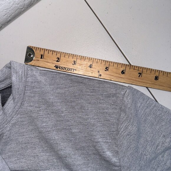 Mugsy T-Shirt Men Medium M Thick Gray Viscose Cotton Spandex Short Sleeve Pocket - Picture 9 of 10